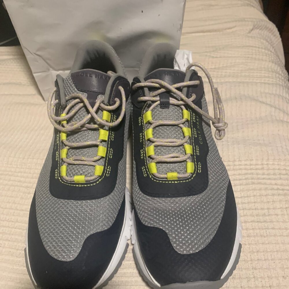 Cole Haan Mens Gray Black Zero Grand Flex Sport Athletic Sneaker Shoes Size 10.5